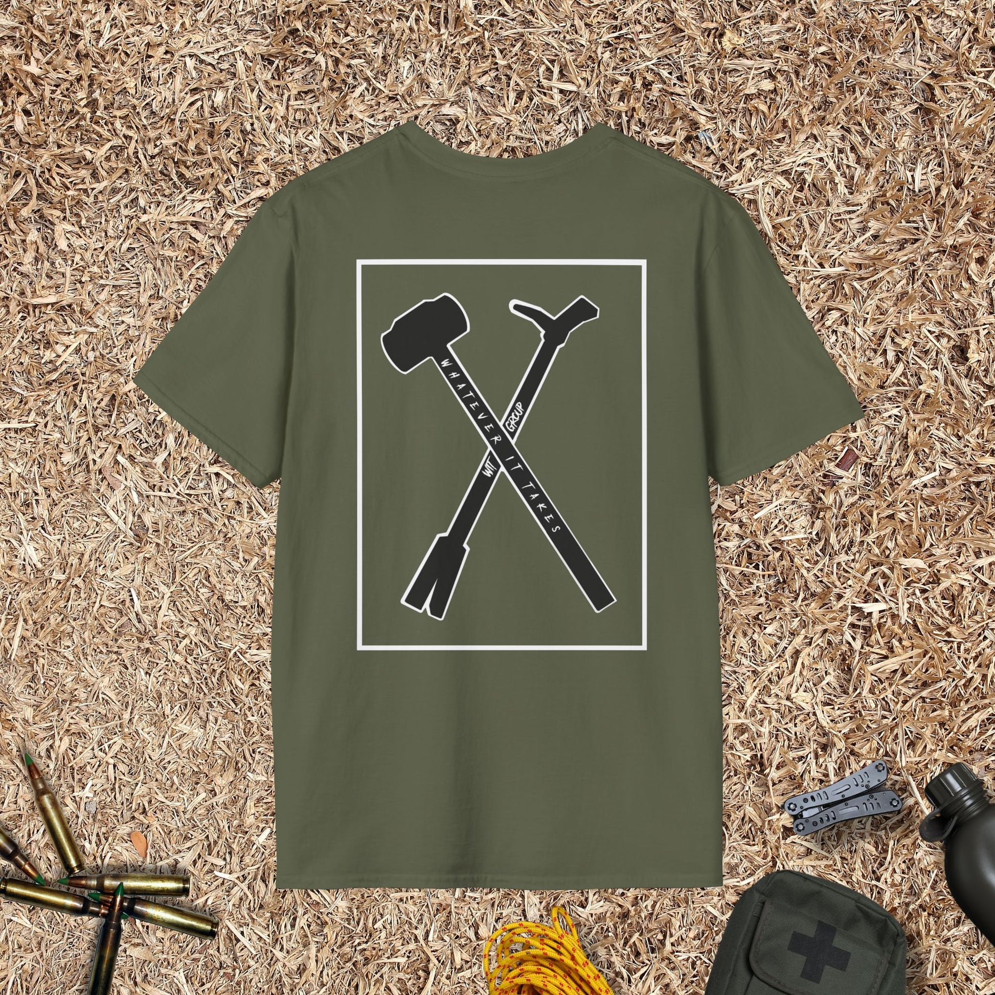 WIT Group Hammer and Hoolie tee - IYKYK